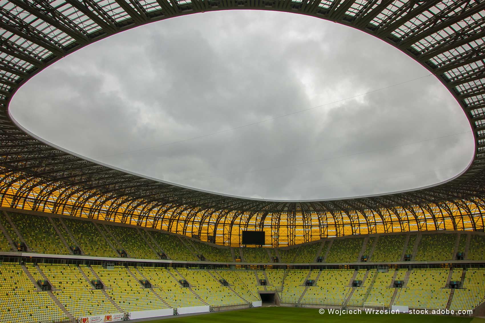 The Stadium in Gdansk inside