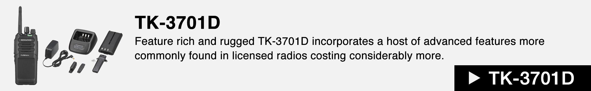 TK-3701D License-free two way radio