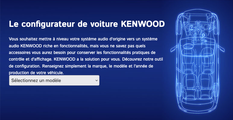 Auto-radio kenwood avec usb KDC-3054R
